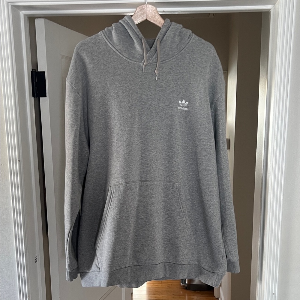Adidas Men's Gray Hoodie